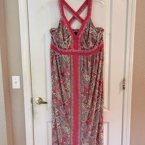 INC Brand Women’s Plus Size Maxi Dress Sz 2X